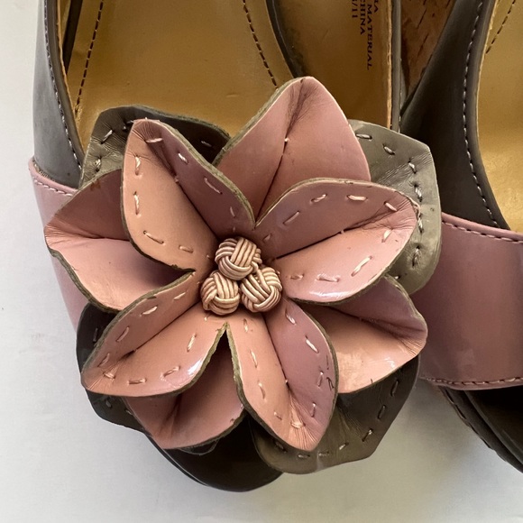 Circa Luxe Joan & David Cjreaia Cork Wedge Heels Shoes Size 7 - Picture 3 of 11